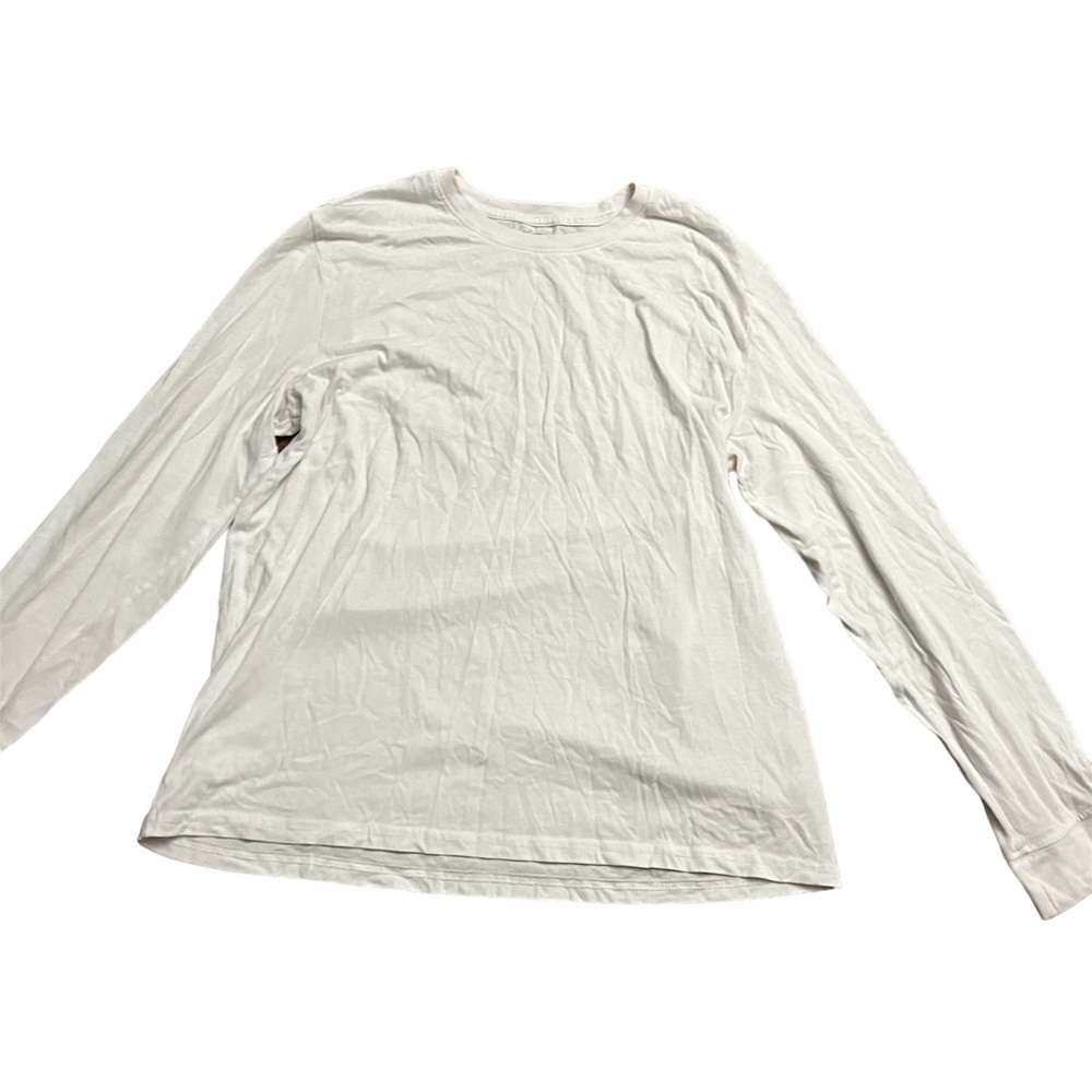 Sonoma Goods For Life Women's White Long Sleeve Shirt Basic Layer Kohls